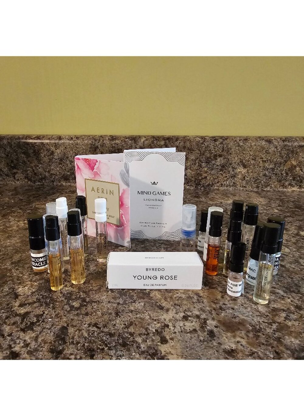 High-end Luxury Bundle Lot of Perfume Samples Mind Games, Byredo, Prada, Chloe